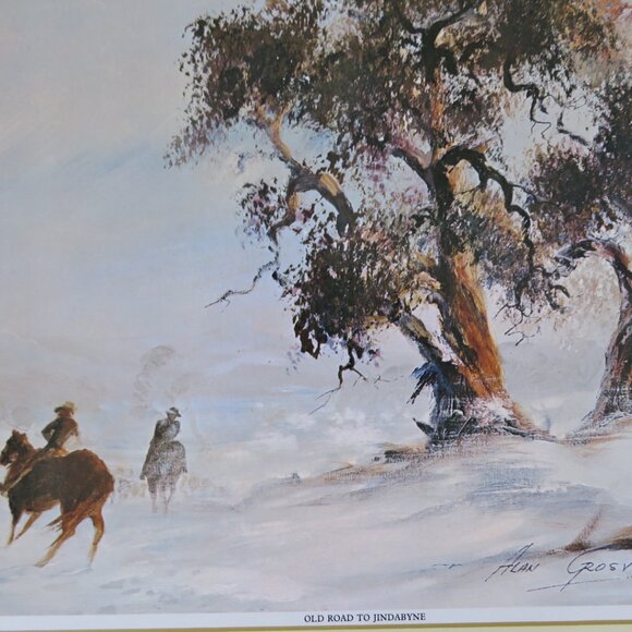 Set 6 Cork Back Tablemats Australian Landscapes Vintage (K714) - Picture 8 of 12